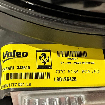 Ferrari Portofino Headlight, Left Hand, OEM, Part Number: 343510