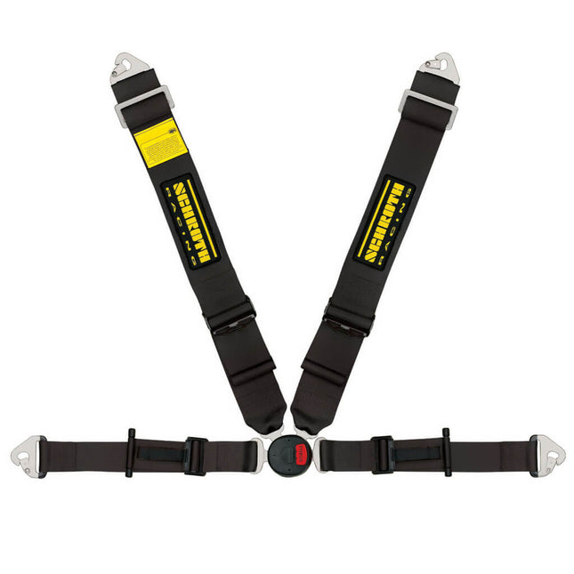 SCHROTH Profi 2 FE ASM 4-point left racing harness black 20071 for Porsche GT3 RS