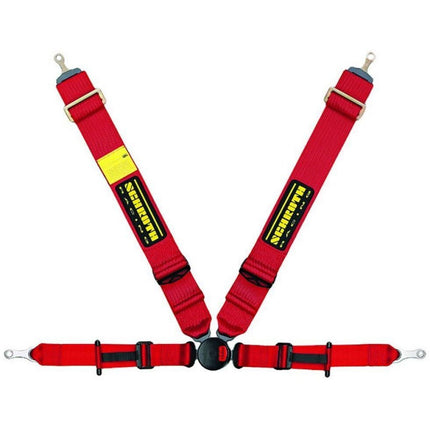 SCHROTH Profi 2 FE ASM 4-point left racing harness red 20270