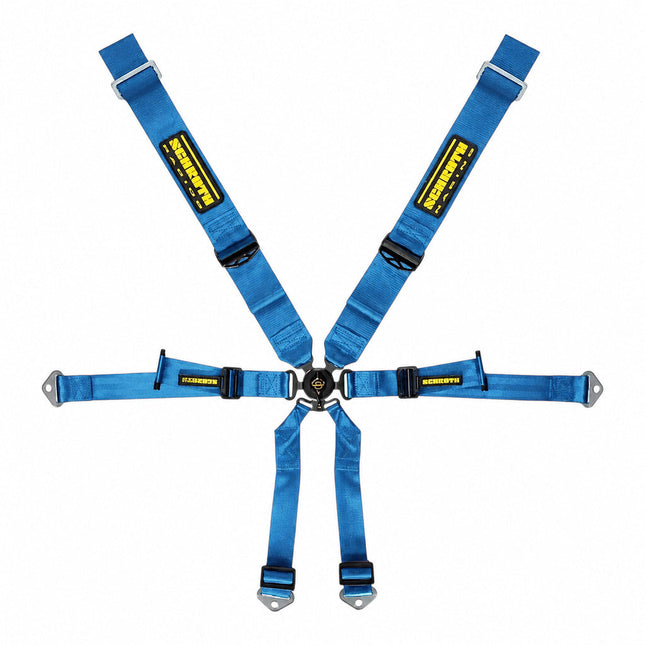 Schroth Profi Racing Harness 3x2 6-Point Blue for Porsche 911 GT3 and GT3 RS (991, 992) (94650-1)