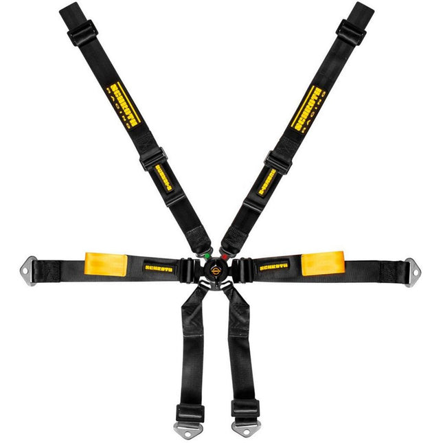 Schroth Enduro Racing Harness 2x2 6-Point Black for Porsche 911 (996, 997) (94720-0)