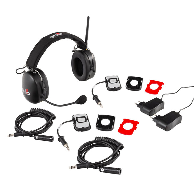 Stilo CQ0010 VerbaCom Wireless Communication System, Two Car to Pit Headset