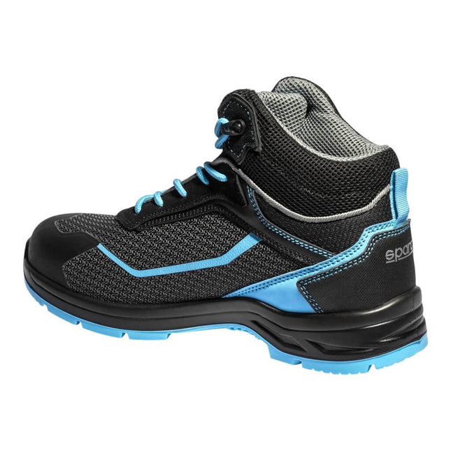 Sparco Indy HE Sunny S3 Mechanics Shoes - Black/Heavenly