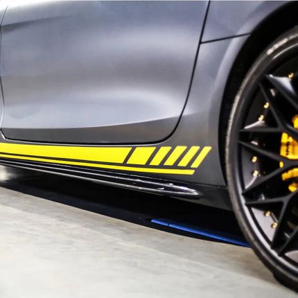 DarwinPro Carbon Fiber Side Skirt Splitters for Mercedes-AMG GT / GT S 2015-2018 (8508GTS.SS), image 1
