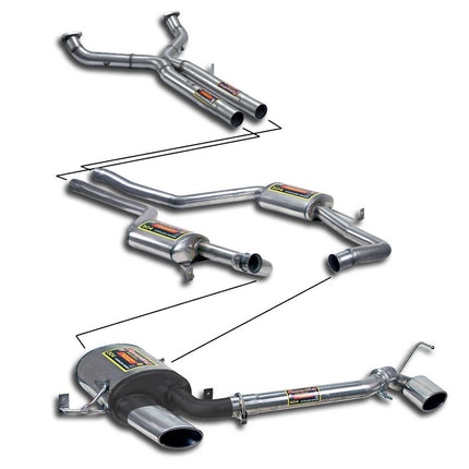 Supersprint 242940 Cat-Back Exhaust for Porsche 928