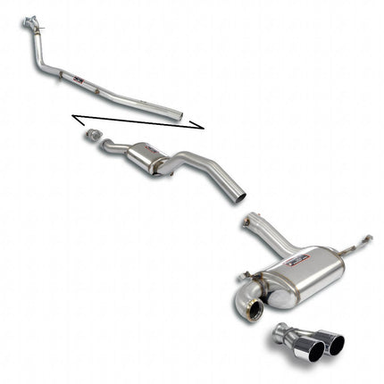 Supersprint 765120 Cat-Back Exhaust for Audi Coupe S2
