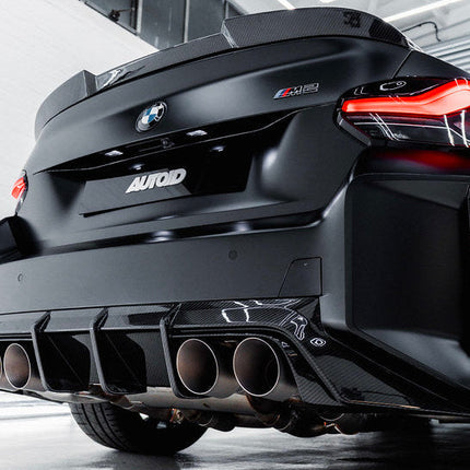 TREVORA G87 M2 TR87 Carbon Rear Diffuser installed