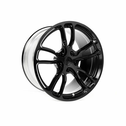 UNPLUGGED PERFORMANCE UP-UP03-1143-020 Single Wheel UP-03, Forged, 21x9.5+35 5x114.3, Satin Black, Centerbore for TESLA 