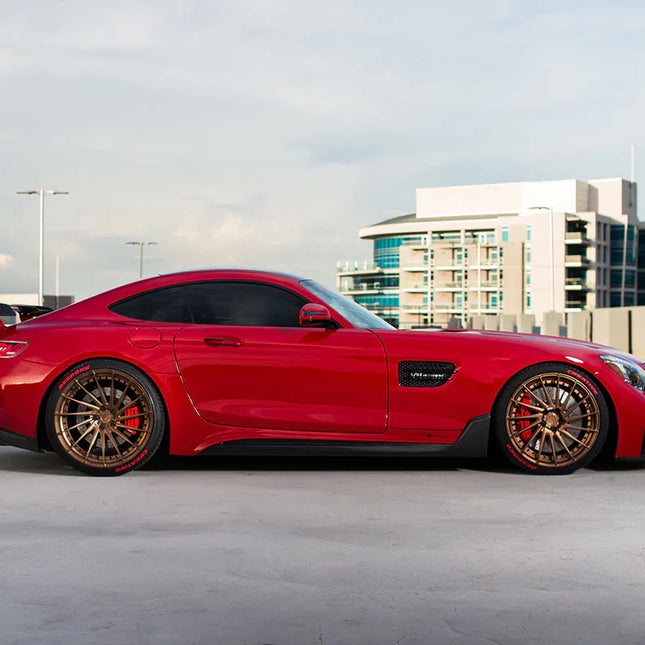 DarwinPro IMP Style Partial Carbon Fiber Side Skirts for Mercedes-AMG GT / GT S 2015-2022, image 2